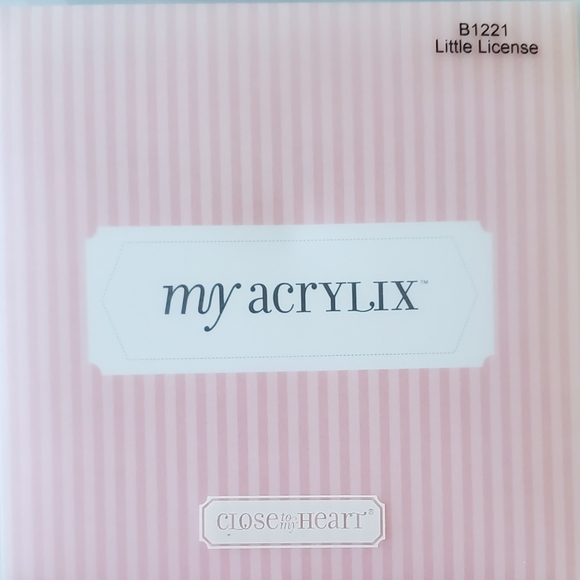 Close To My Heart Little License Clear Acrylic Stamps (B1221) - Picture 3 of 3